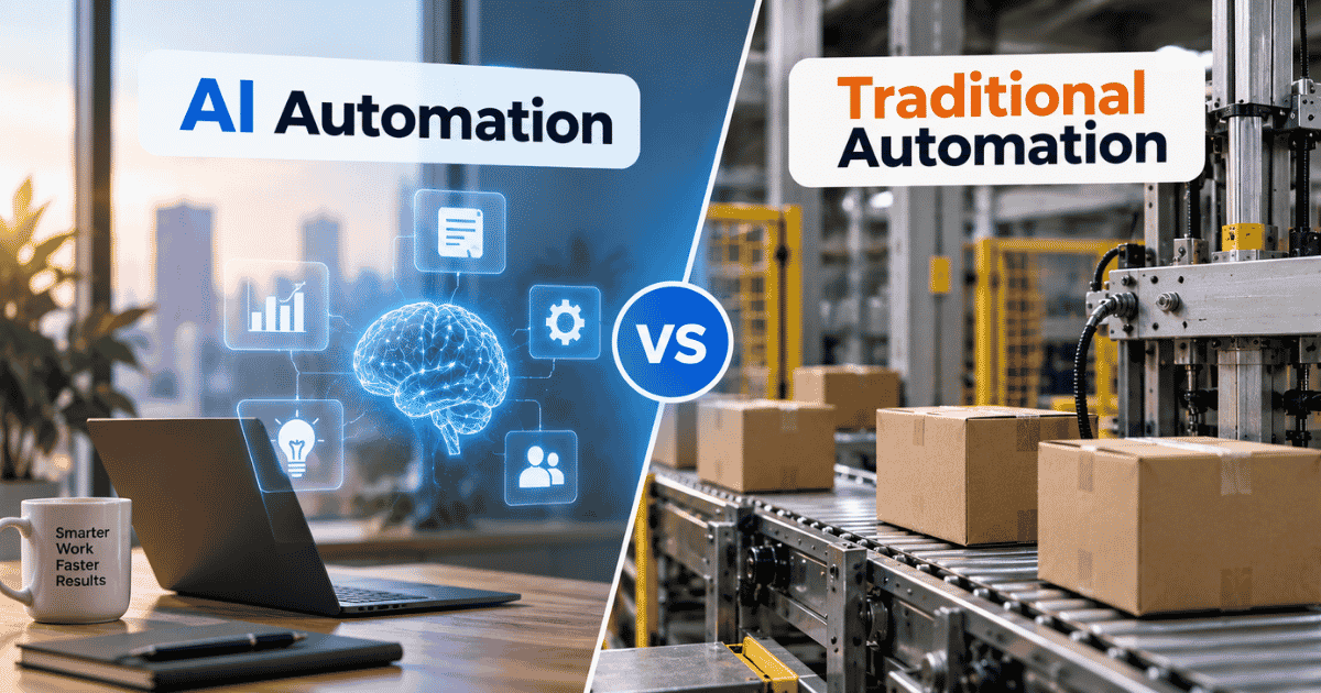 AI Automation Vs Traditional Automation