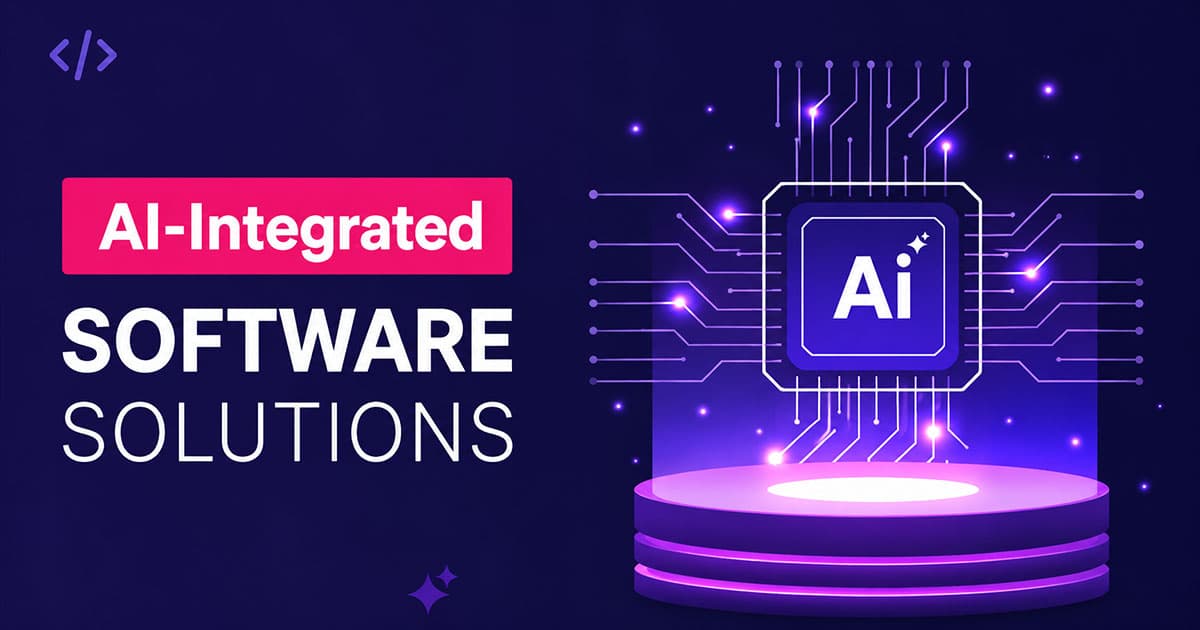 AI-Integrated Software Solutions For Intelligent Automation