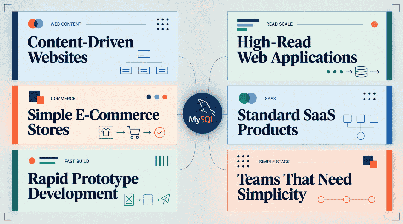 Best Use Cases For MySQL Instead Of PostgreSQL