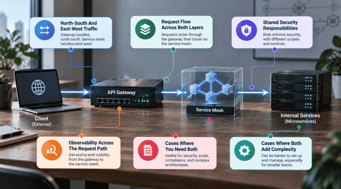 Can You Use An API Gateway And A Service Mesh Together
