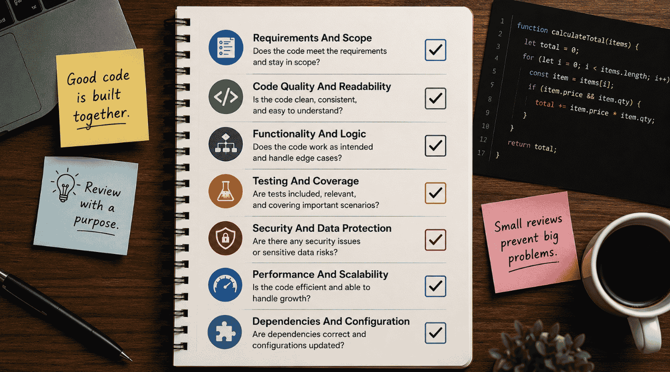 Code Review Checklist For Every Pull Request