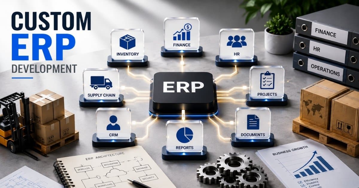 Custom ERP Development For Scalable Digital Transformation