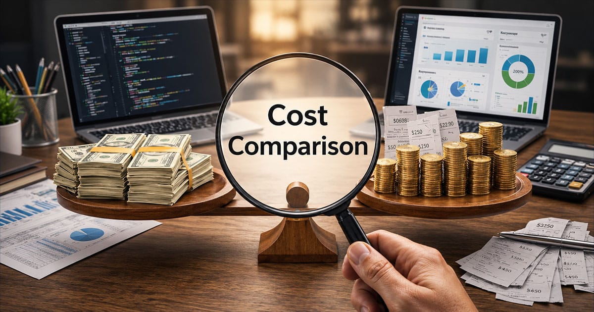 Custom Software Cost Comparison