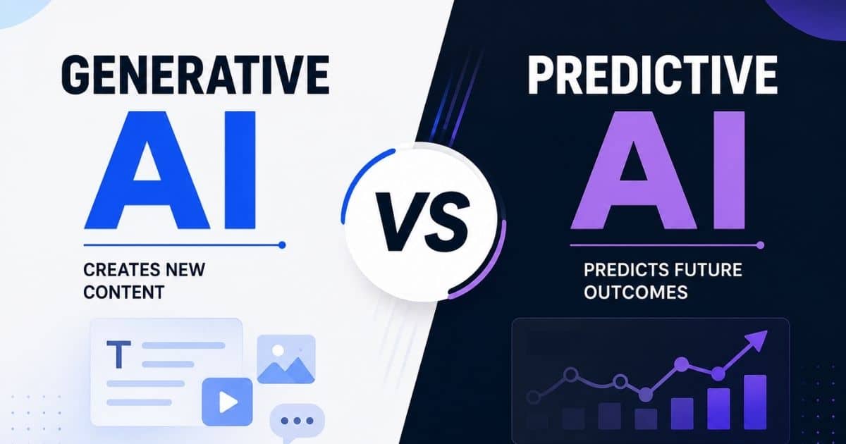 Generative AI Vs Predictive AI