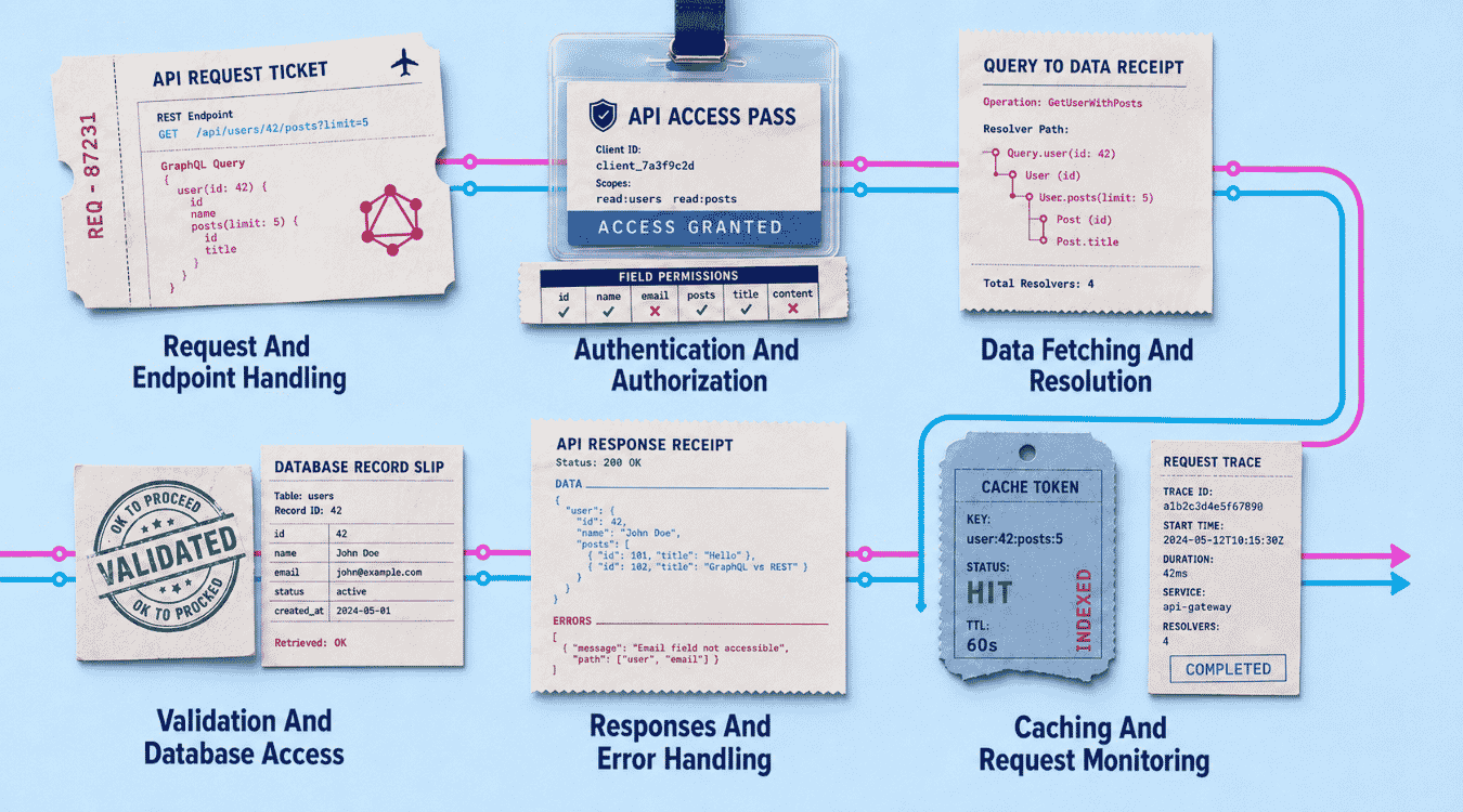 How GraphQL And REST APIs Handle A Request