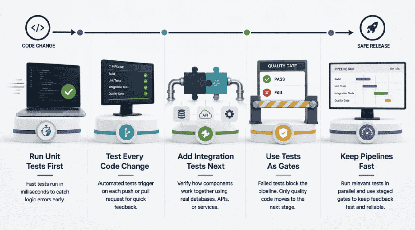 How Should Unit And Integration Tests Fit Into CICD
