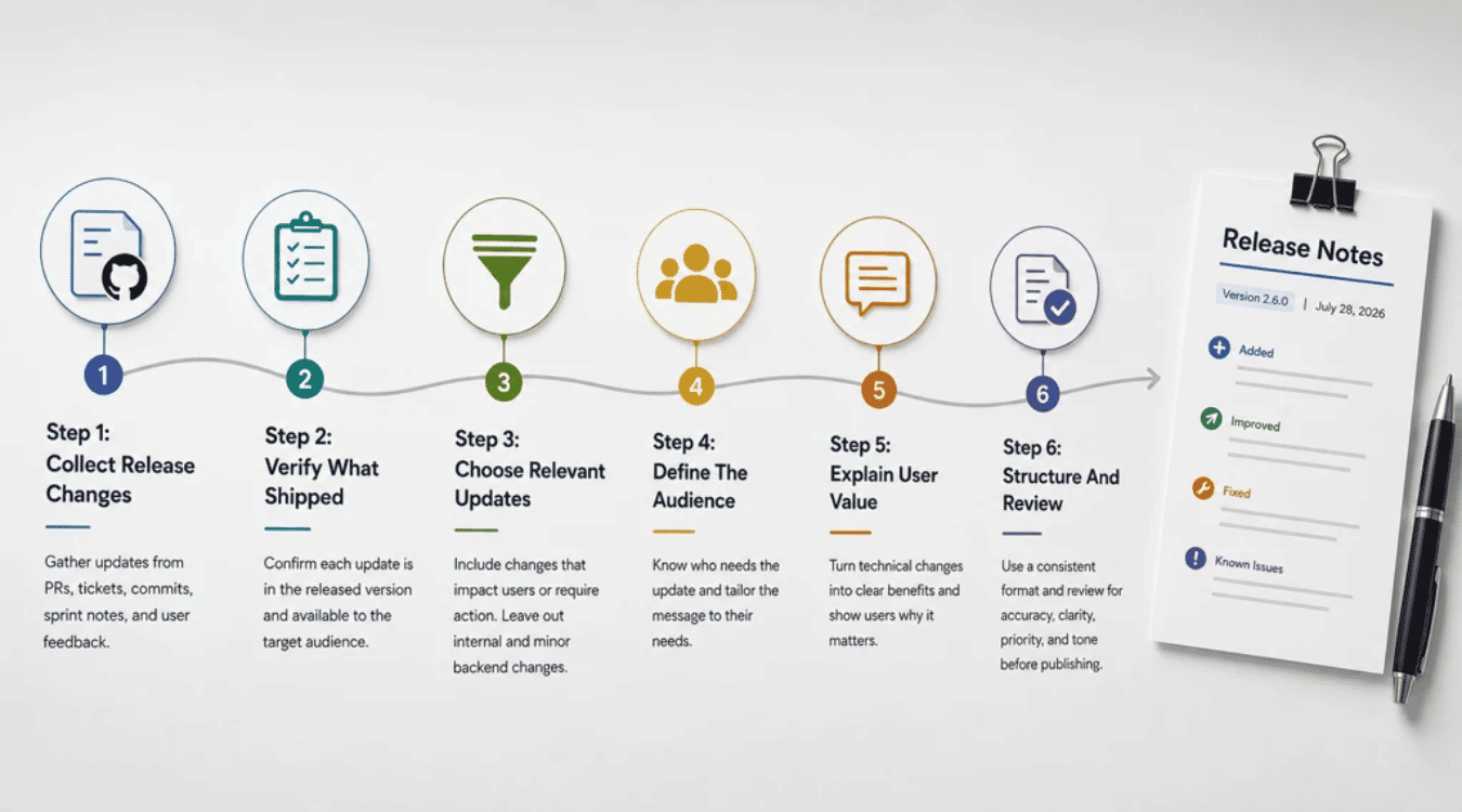 How To Write Release Notes Step By Step