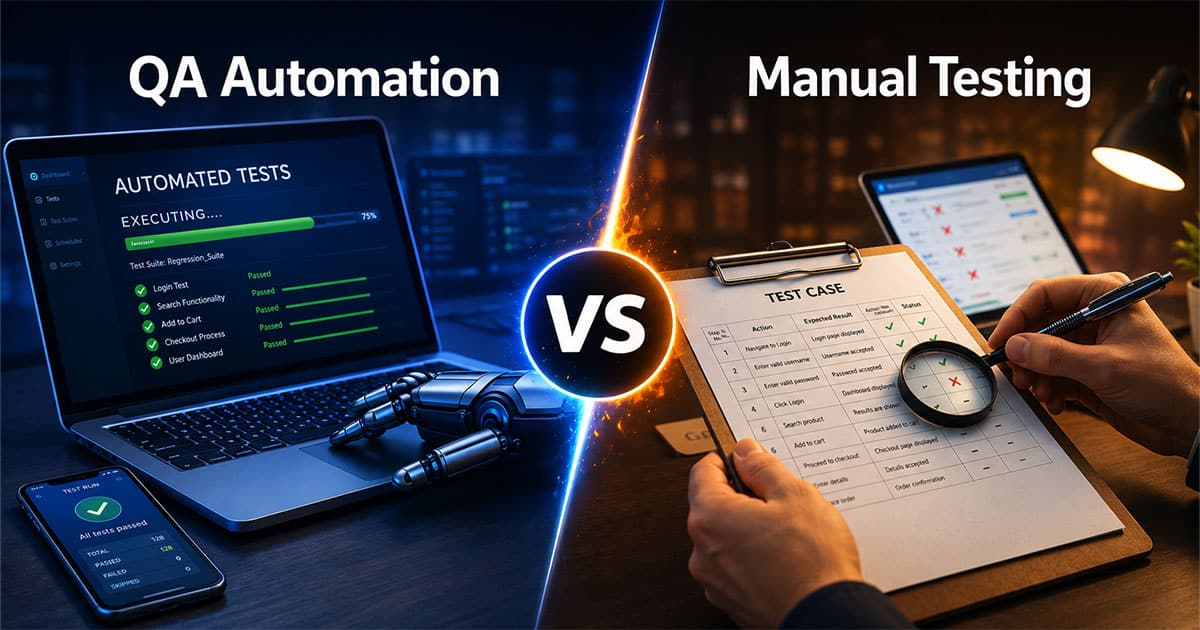 QA Automation Vs Manual Testing