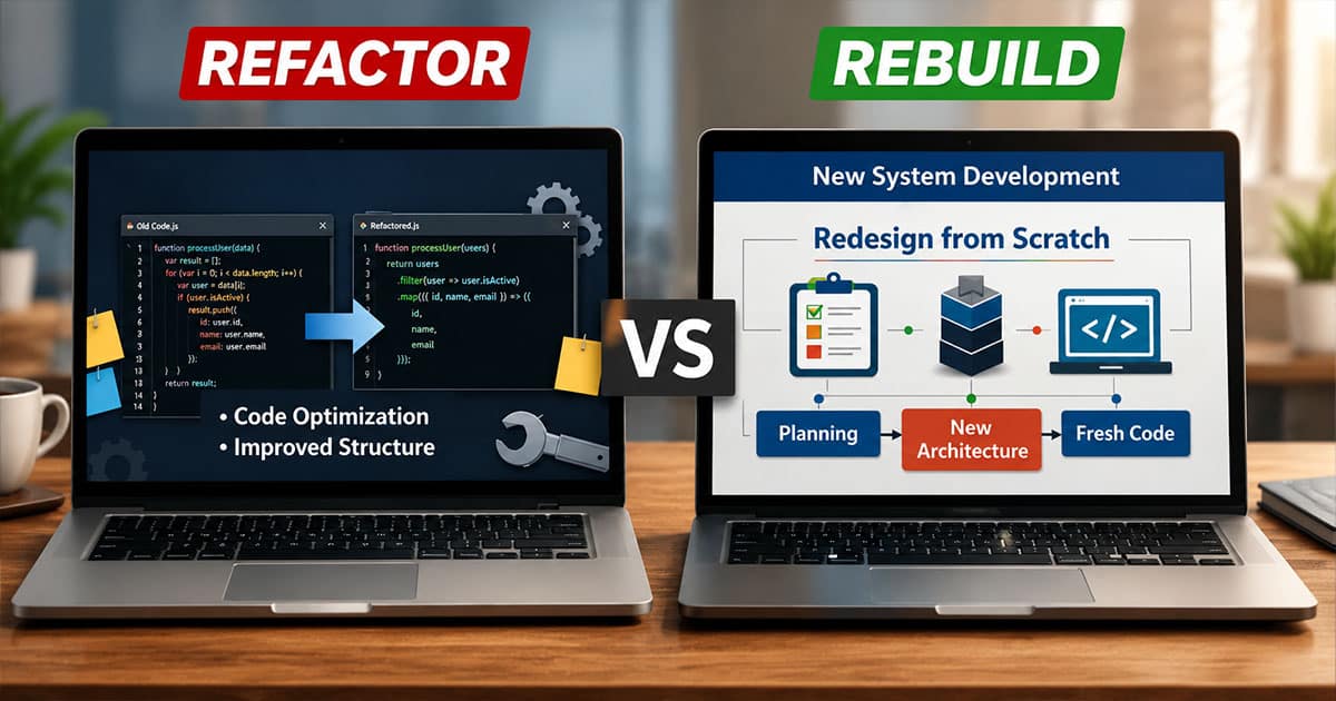 Refactor vs Rebuild