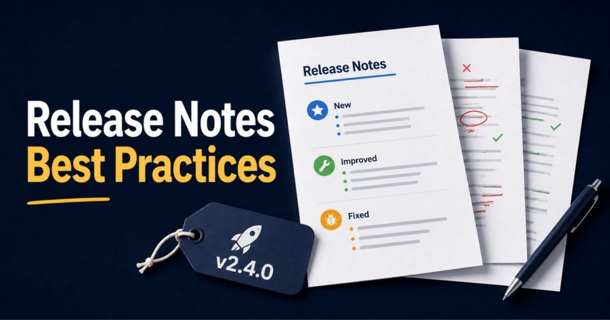 Release Notes Best Practices