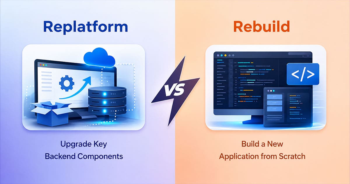 Replatform Vs Rebuild For Long Term Platform Growth 