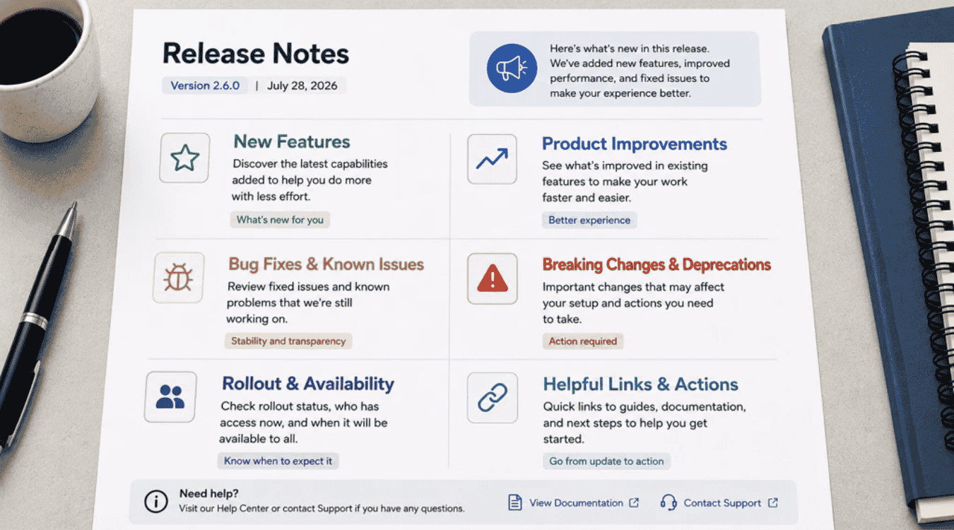 What Should You Include In Release Notes