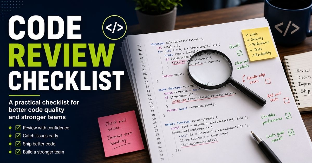 code review checklist