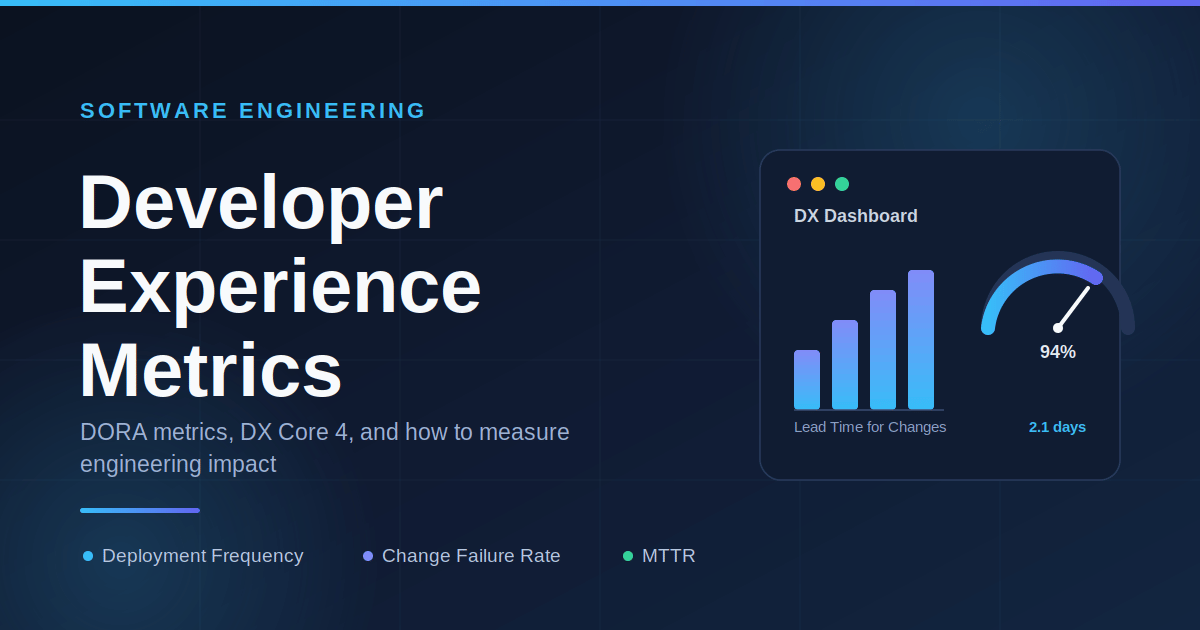 developer experience metrics